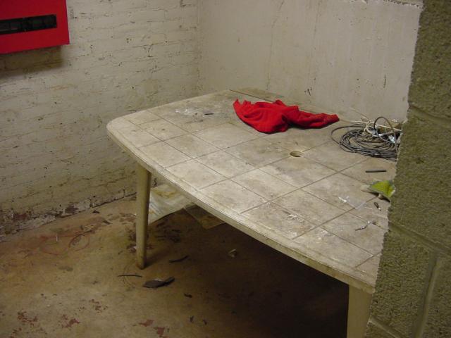 Image of a sketchy table.