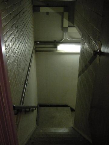 Image of the stairs going down